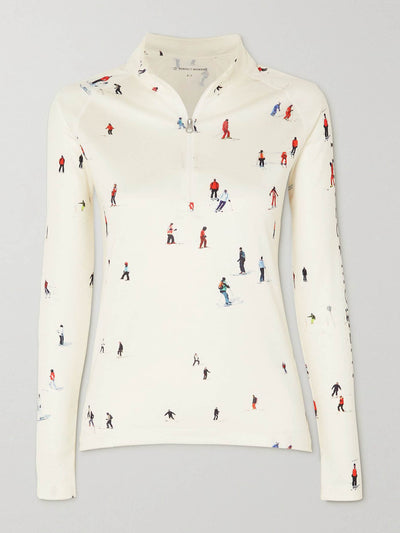 Perfect Moment Printed stretch-jersey top at Collagerie