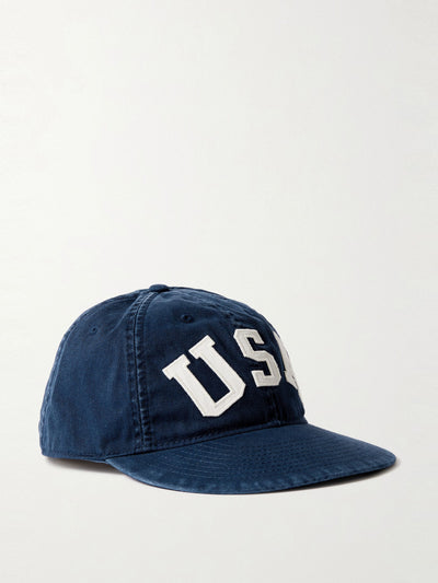 Polo Ralph Lauren Appliquéd cotton baseball cap at Collagerie