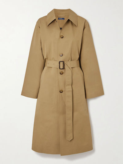 Polo Ralph Lauren Belted gabardine trench coat at Collagerie