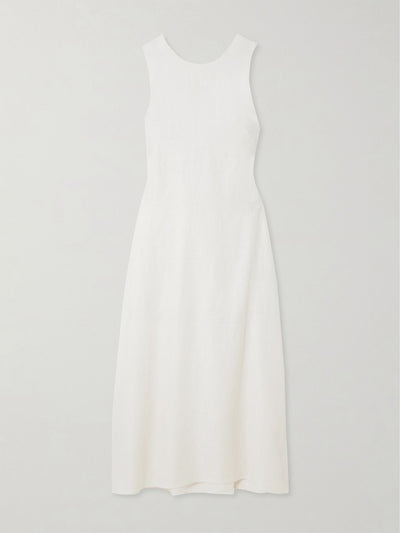 Posse Matilda open-back tiered linen maxi dress at Collagerie