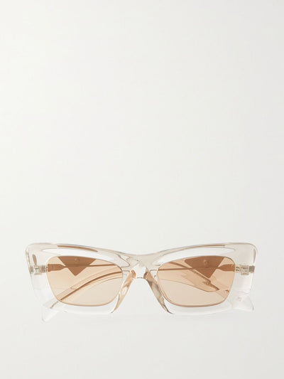 Brown Mirtha round recycled-plastic sunglasses, Chloé