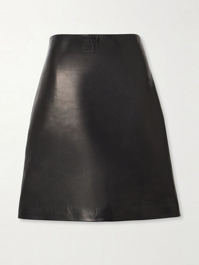 Proenza Schouler Adele leather midi skirt at Collagerie