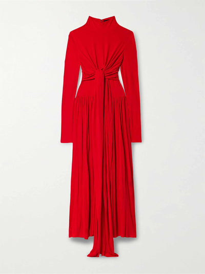 Proenza Schouler Wrap-effect jersey maxi dress at Collagerie