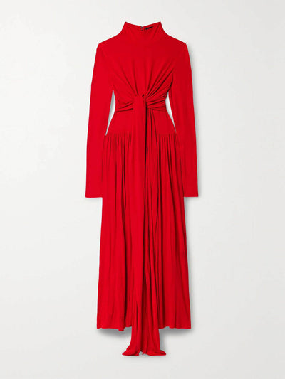 Proenza Schouler Wrap-effect jersey maxi dress at Collagerie