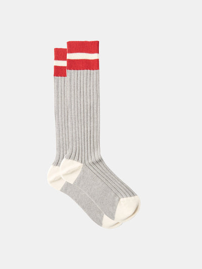 Raey Stripe cotton-blend sport socks at Collagerie