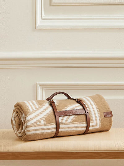 Ralph Lauren Home Berken merino wool and cashmere-blend jacquard blanket at Collagerie