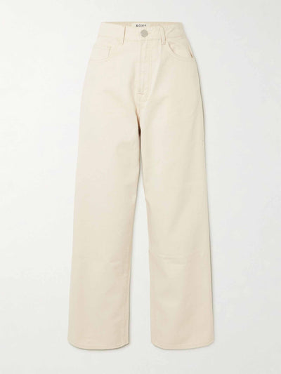 Róhe High-rise wide-leg jeans at Collagerie