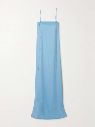 Rohe Satin maxi dress at Collagerie