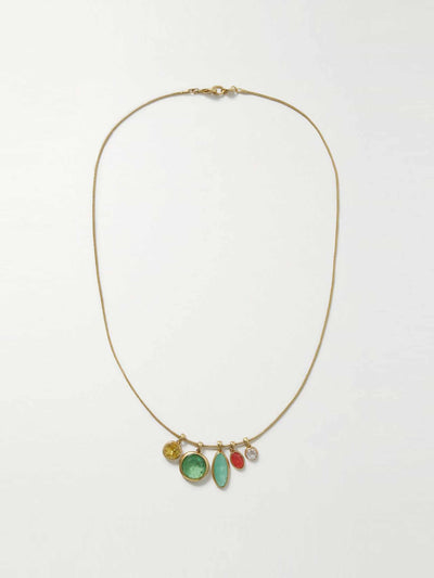 Roxanne Assoulin Gold-plated crystal necklace at Collagerie