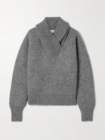 Saint Laurent Alpaca-blend turtleneck sweater at Collagerie