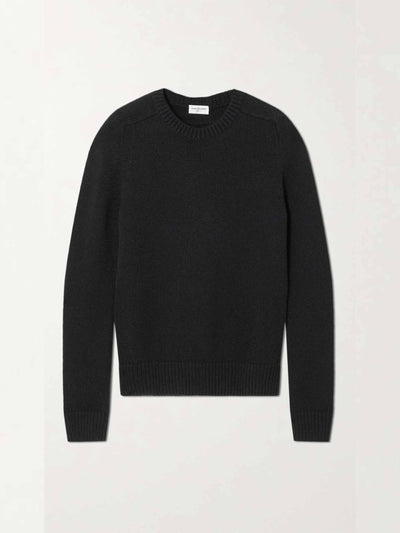 Saint laurent Black cashmere sweater at Collagerie