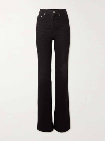 Saint Laurent High-rise flared jeans at Collagerie