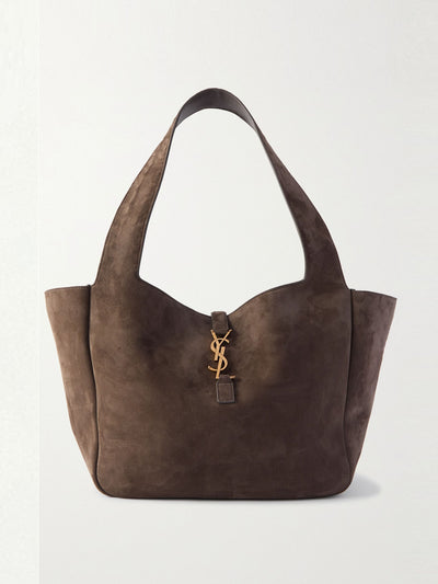 Saint Laurent Le 5 À 7 Bea suede tote at Collagerie