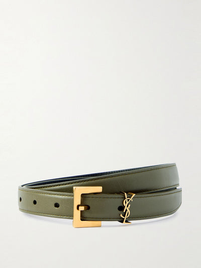 Saint Laurent Leather belt at Collagerie