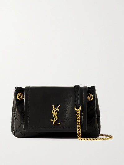 Saint Laurent Nolita mini matelassé leather shoulder bag at Collagerie