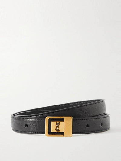 Saint Laurent Leather waist belt at Collagerie