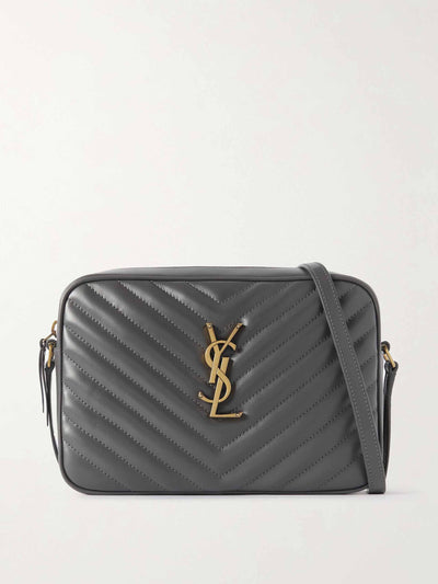 Saint Laurent Lou medium quilted leather shoulder bag at Collagerie