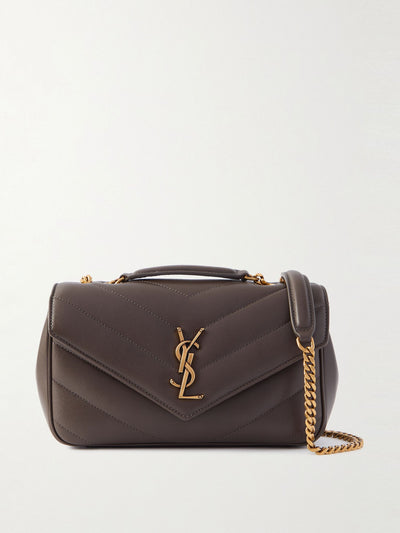 Saint Laurent Loulou quilted leather shoulder bag at Collagerie