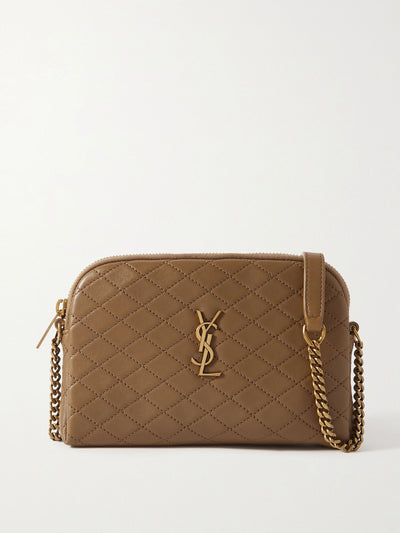 Saint Laurent Gaby quilted leather shoulder bag at Collagerie