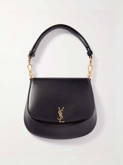 Saint Laurent Voltaire Top Handle mini leather shoulder bag at Collagerie