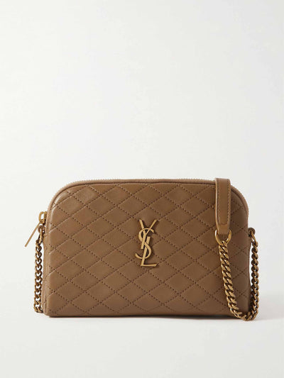 Saint Laurent Gaby quilted leather shoulder bag at Collagerie