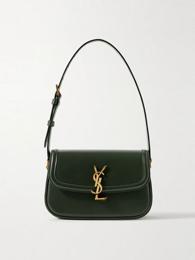 Saint Laurent Solferino mini leather shoulder bag at Collagerie