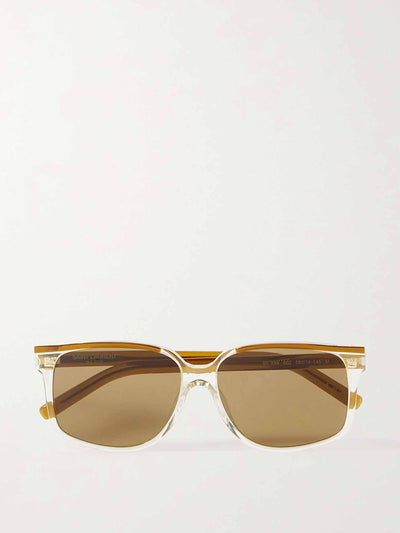 Saint Laurent Eyewear Square-frame acetate sunglasses at Collagerie