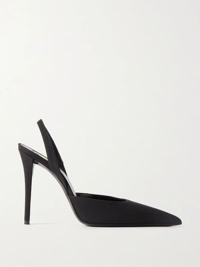 Saint Laurent Black slingback pumps at Collagerie