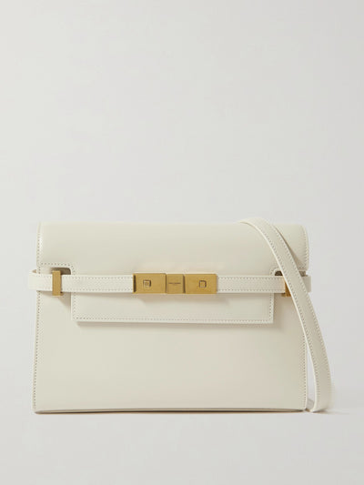 Saint Laurent Cream small leather shoulder bag at Collagerie