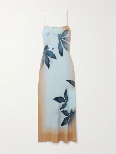 Sir Floral-print silk maxi dress at Collagerie