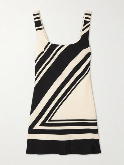 Sir Pietra printed silk crepe de chine mini dress at Collagerie
