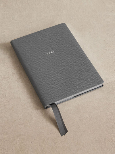 Smythson Soho Panama 2025 textured-leather weekly diary at Collagerie