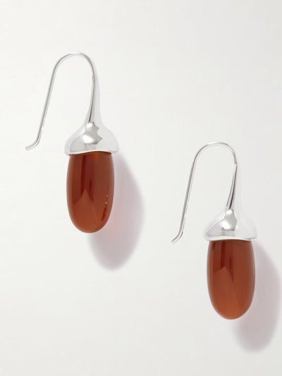 Sophie Buhai Dripping Stone sterling silver garnet earrings at Collagerie