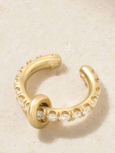 Spinelli Kilcollin Elara 18-karat gold diamond ear cuff at Collagerie