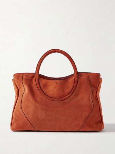 Staud Maude suede tote at Collagerie