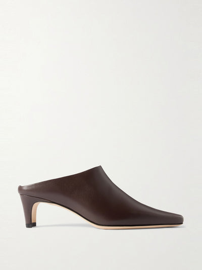 Staud Wally leather mules at Collagerie