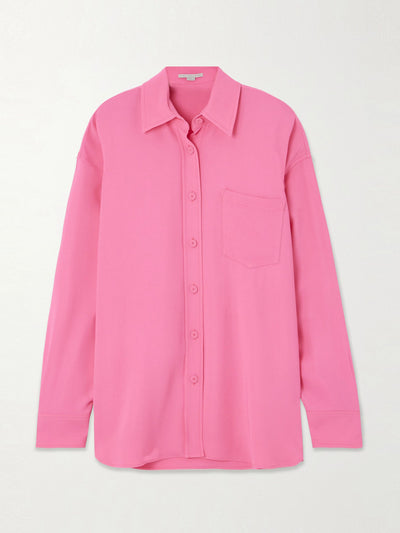 Stella Mccartney Oversized crepe shirt at Collagerie