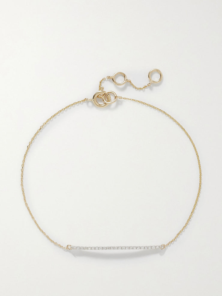 14kt gold diamond bracelet Jewellery and Watches Stone and Strand    - Collagerie