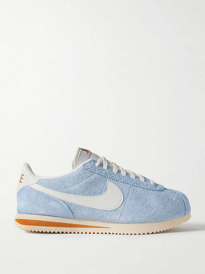 Nike Cortez Vintage leather-trimmed brushed-suede sneakers at Collagerie