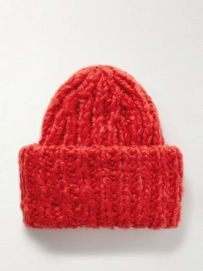 Suzie Kondi Lumi ribbed cashmere beanie at Collagerie