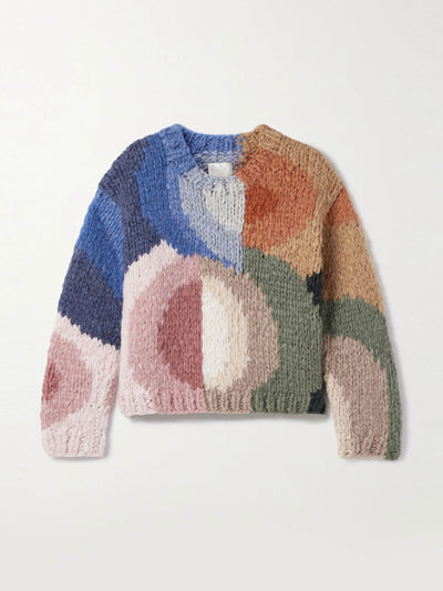 Suzie Kondi Serafin Jooshi color-block cashmere sweater at Collagerie
