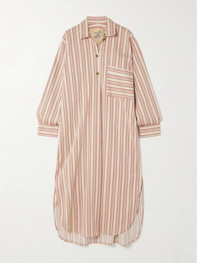 Thank You Have A Good Day Hutton striped cotton-blend tunic at Collagerie