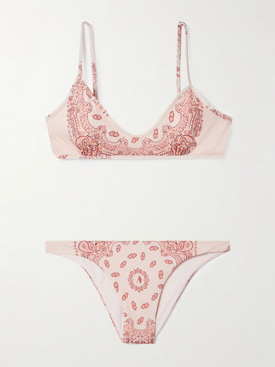 The Attico Printed bikini at Collagerie