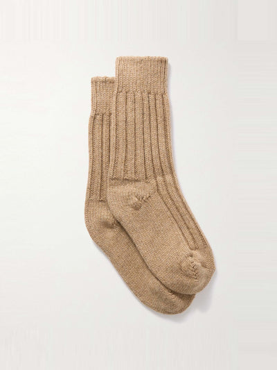 The Elder Statesman Yosemite ribbed cashmere socks at Collagerie
