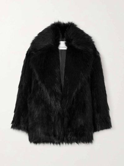 The Frankie Shop Fallon oversized faux fur coat at Collagerie