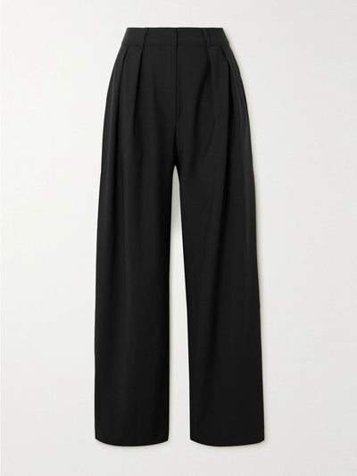 The Frankie Shop Ripley pleated crepe wide-leg pants at Collagerie