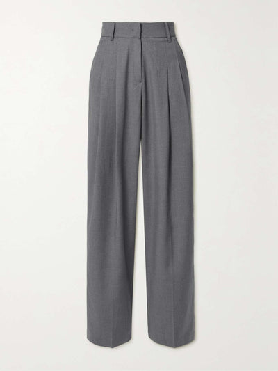 The Frankie Shop Gelso pleated straight-leg pants at Collagerie