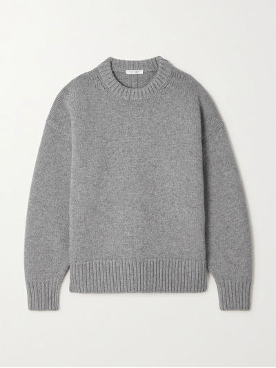 The Row Essentials Ophelia oversized wool and cashmere-blend sweater at Collagerie