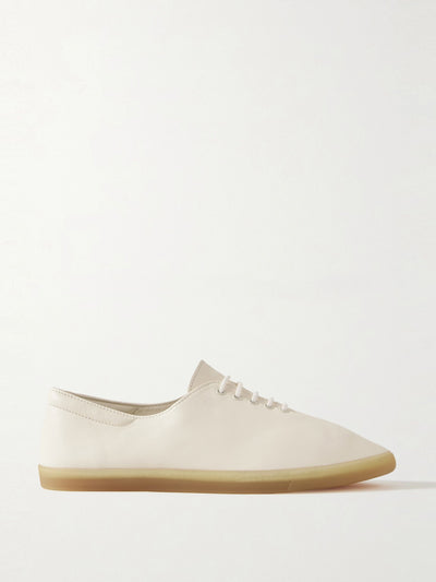 The Row Leather sneakers at Collagerie