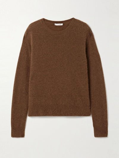 The Row Lorynna cashmere and silk-blend sweater at Collagerie